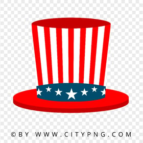 HD Uncle Sam President Hat Transparent Background