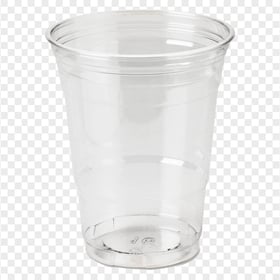 HD Clear Plastic Disposable Cup PNG