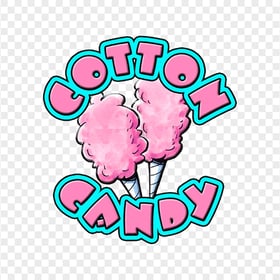 HD Cartoon Candy Cotton Logo PNG