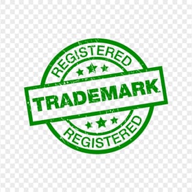 R Registered Trademark Green Stamp PNG Image