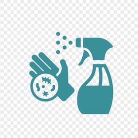 Spray Icon Hygiene Virus Germs Hand Aqua