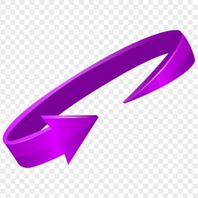 HD 3D Purple Circle Arrow PNG