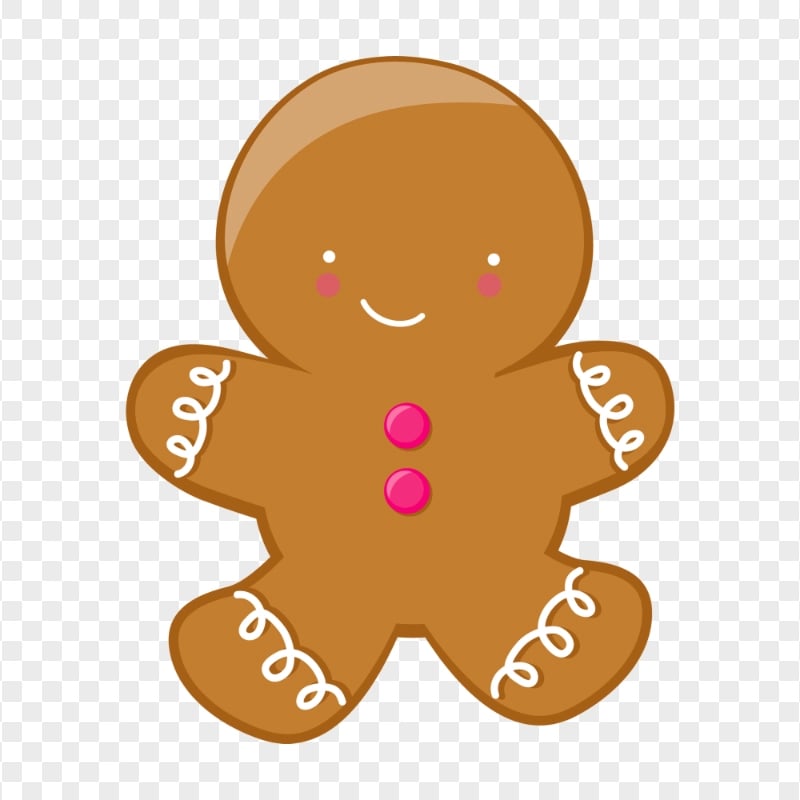 Clipart Of Gingerbread Gingy Character PNG IMG