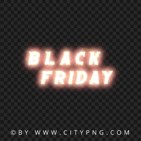 HD Black Friday Fireworks Sparkle Text Logo PNG