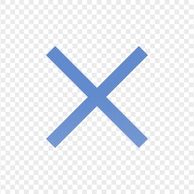 PS Controller Cross X Button Icon PNG