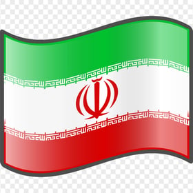 Waving Vector Iran Iranian Flag Icon