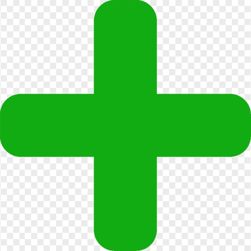 PNG Add Insert Green Icon Symbol