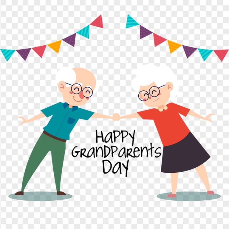 Happy Grandparents Day Vector