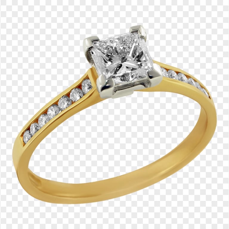 Jewellery Wedding Ring Top View PNG
