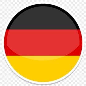 Round German Flag Icon FREE PNG