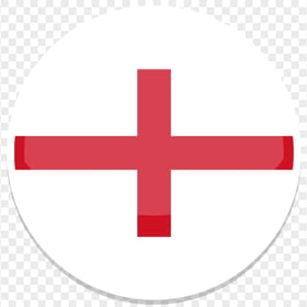 Round UK England Flag Icon PNG