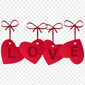 HD Beautiful Love Word Art Valentine Romance PNG