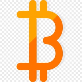 HD Vector B Bitcoin Letter Logo Icon PNG