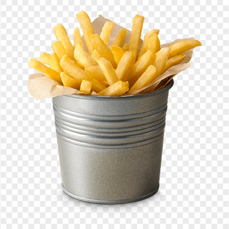 HD Bucket Of French Fries PNG | Citypng