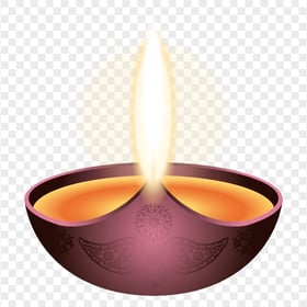 Diwali Candle Light Illustration PNG