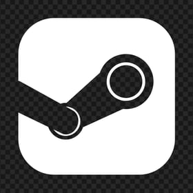 HD Steam White Square Icon Transparent PNG