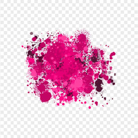 Grunge Pink Abstract Paint Splat HD Transparent PNG