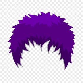 HD Anime Boy Purple Hair PNG