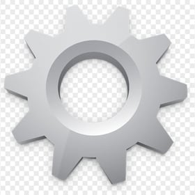 Gear Settings Gray Illustration Icon