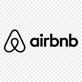 HD Black Airbnb Official Logo Brand PNG Image