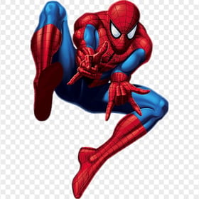 HD Spider Man Jumping Anime PNG