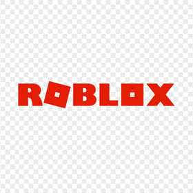HD Roblox Red Text Logo PNG
