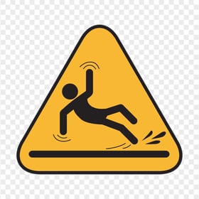 Wet Floor Caution Triangle Yellow Hazard Sign