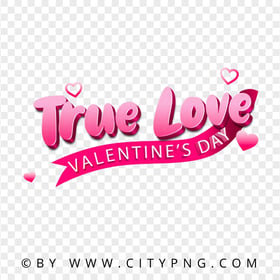 True Love Illustration Logo HD PNG