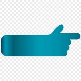 HD Blue Hand Arrow To Right Transparent PNG