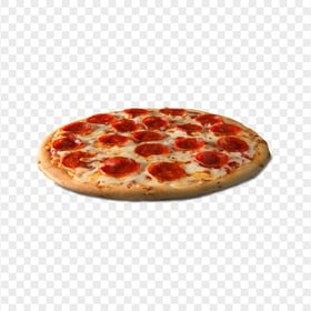 Round Pepperoni Pizza Italian Food FREE PNG
