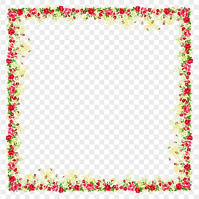 Arranging Flowers Floral Frame HD PNG