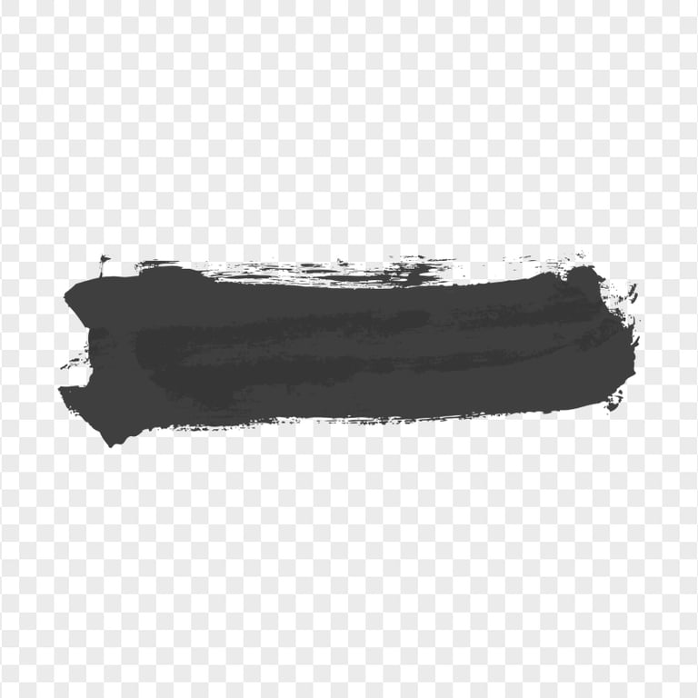 Dark Gray Grunge Brush Stroke PNG