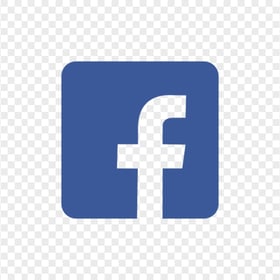 Blue Square Form Contains Outline Fb Facebook Logo