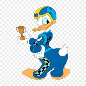 Donald Duck Roadster Trophy PNG