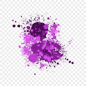 HD PNG Purple Drop Paint Splodge