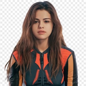 Selena Gomez Orange Jacket