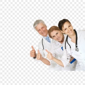 Doctors Physicians Nurses Stethoscope Thumbs Up