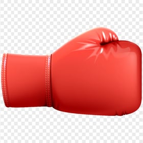 3D Red Boxing Glove Box Sport Fight Kickboxing