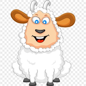 Happy Sheep Clipart Cartoon