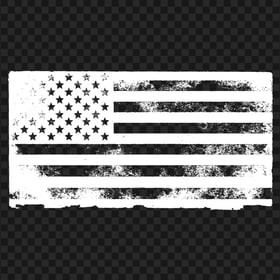 White Grunge American USA Flag
