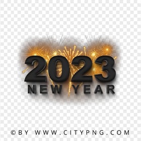 2023 New Year Fireworks Celebration HD PNG