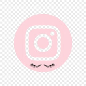HD Girly Round Pink Aesthetic Instagram IG Logo Icon PNG