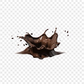 HD Chocolate Melted Brown Liquid Splash PNG