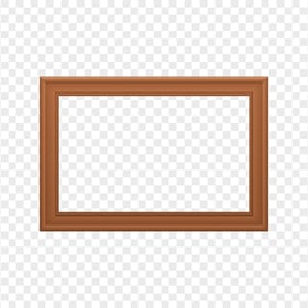 HD Paysage Brown Illustration Picture Frame PNG