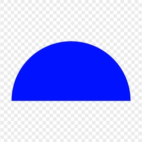 Dark Blue Half Semi Circle PNG