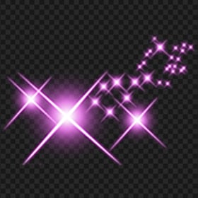 HD Pink Shining Sparkling Stars PNG