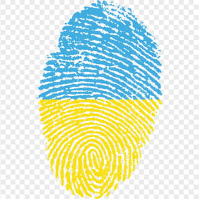 Download Ukraine Flag Fingerprint PNG