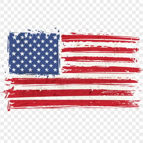United States Us Flag Grunge Effect