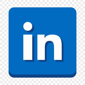 HD Square Vector Linkedin Button Icon Transparent PNG