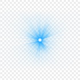 HD Blue Laser Lens Flare Effect FREE PNG